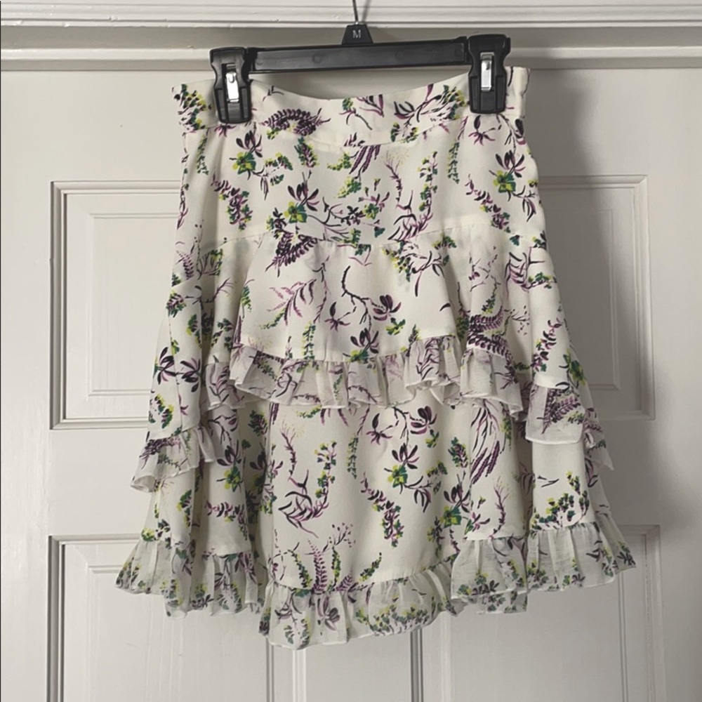 Topshop Ruffled Mini Skirt
